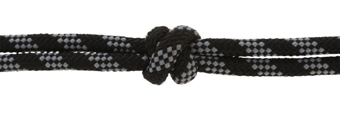 Licol éthologique en corde noir et gris, poney, cob ou full