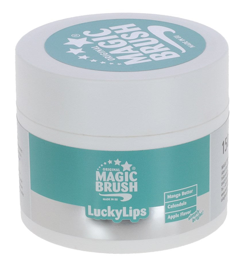 Baume à lèvres pour chevaux MagicBrush Lucky Lips, goût pomme