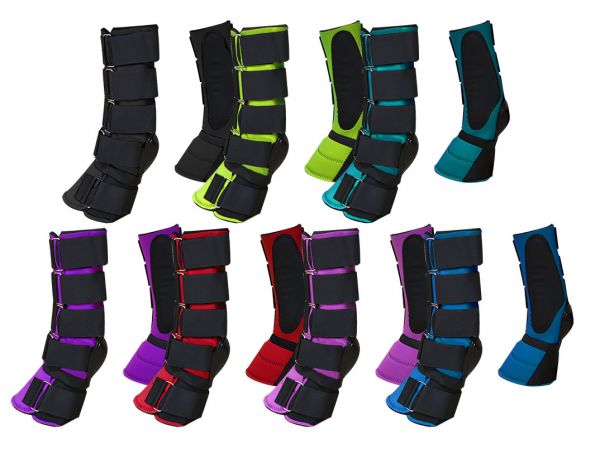 Guêtres combinées 2 en 1 avec cloches intégrées, néoprène, 7 coloris
