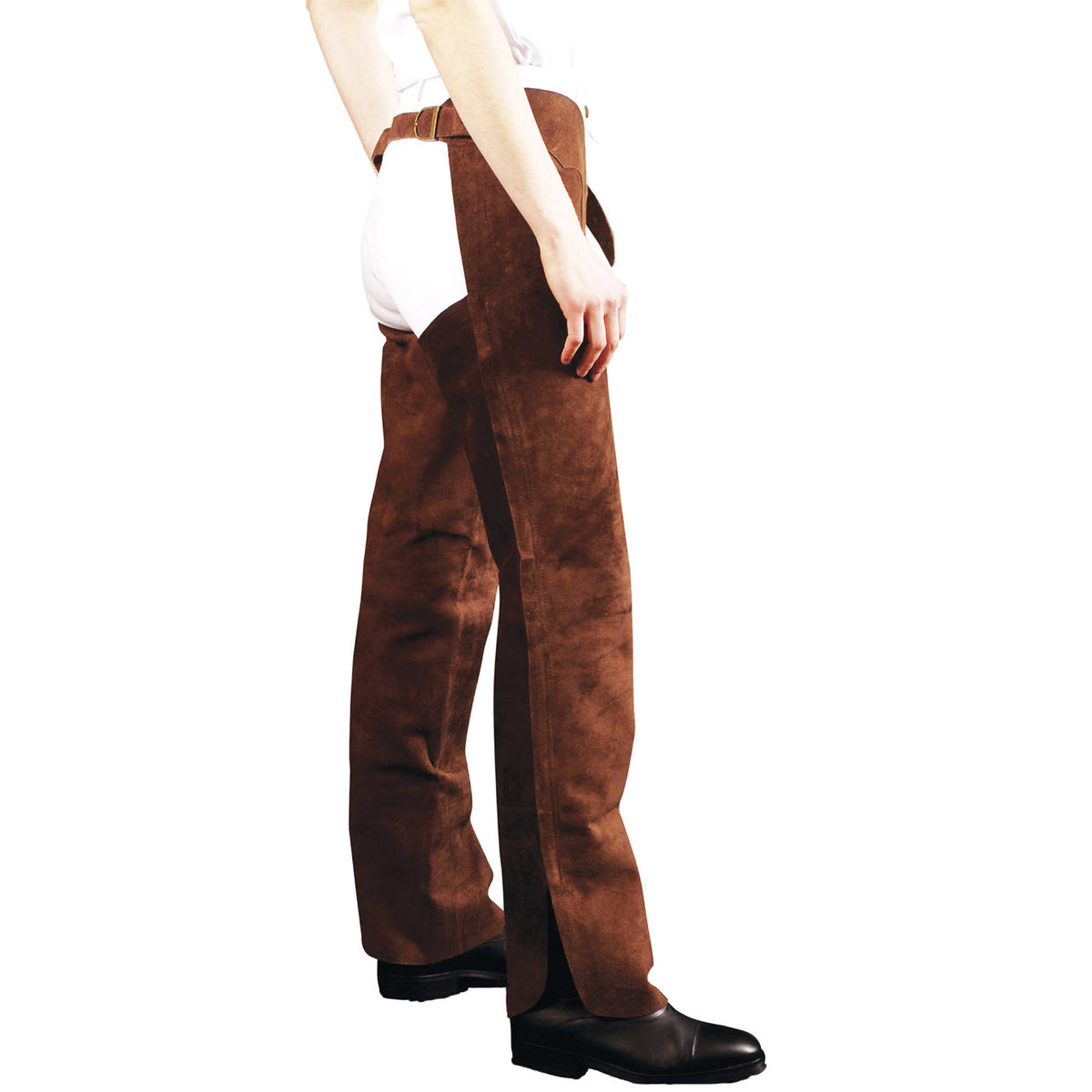Chaps western Lakota en cuir suédé, unisexe, XXS à XXL