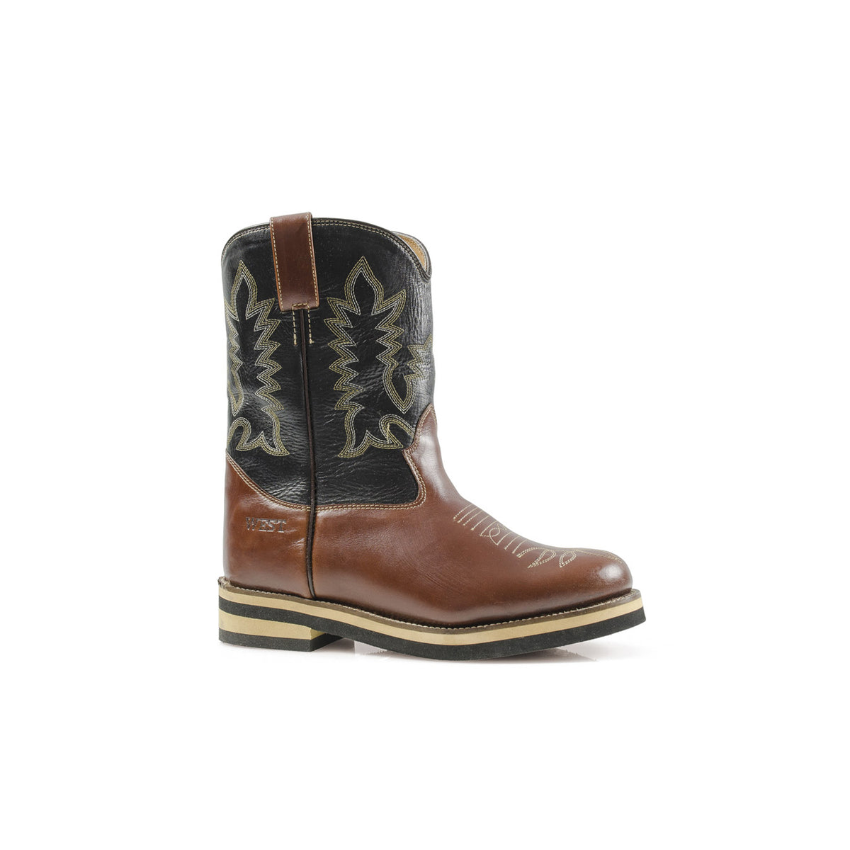 Bottes western enfant Pro-Tech modèle roping, pointures 27 à 34
