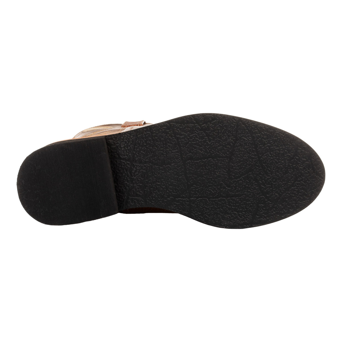 Bottes western buckaroo Pool's en cuir, tirants renforcés