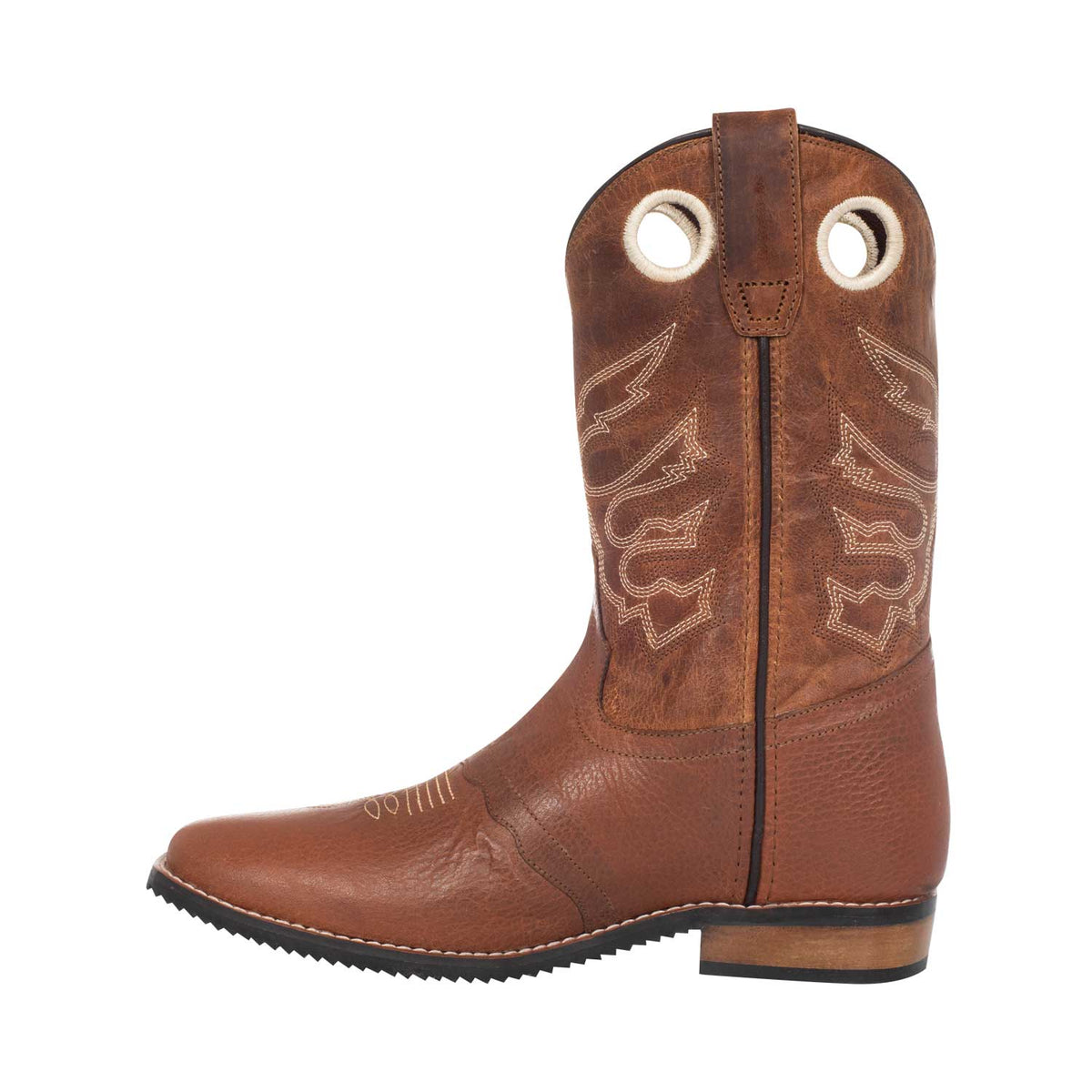 Bottes western fille et femme modèle California, veau pleine fleur brodé