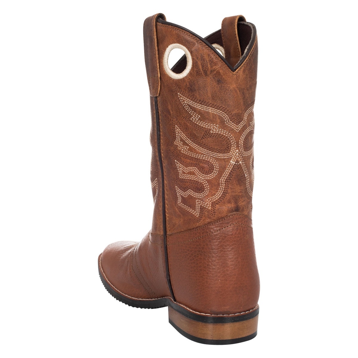 Bottes western fille et femme modèle California, veau pleine fleur brodé