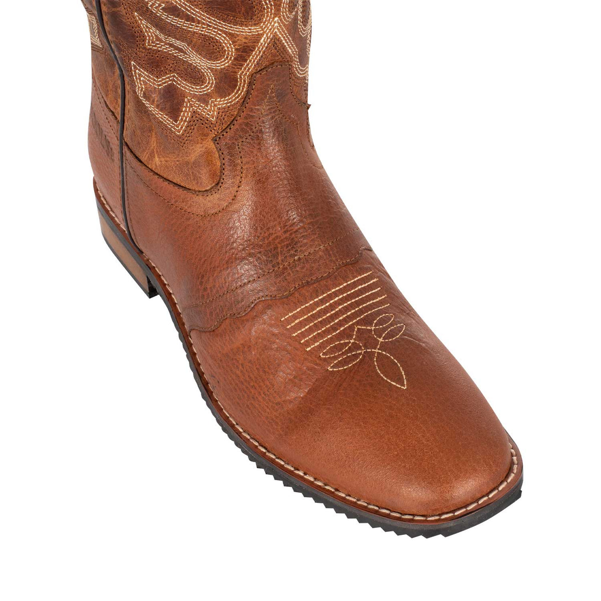 Bottes western fille et femme modèle California, veau pleine fleur brodé