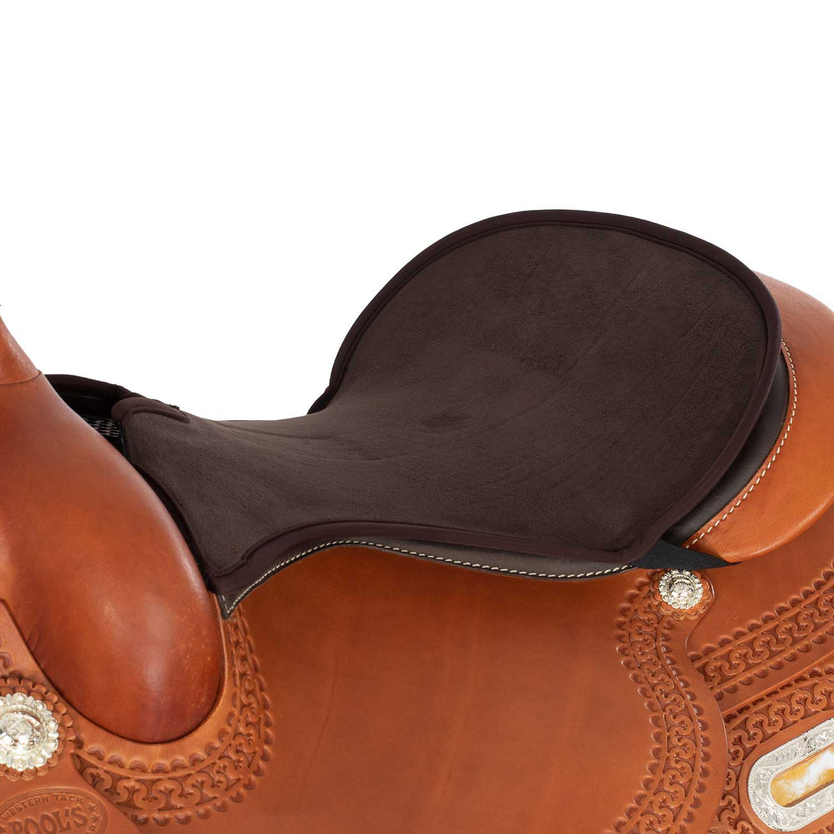Couvre-siège western Acavallo Gel-In Classic 10 mm, dessus Dri-Lex