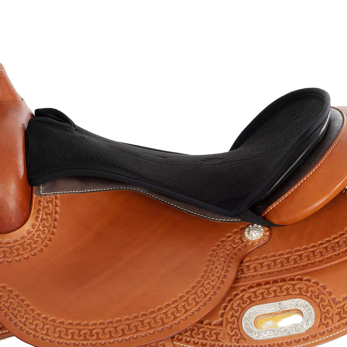 Couvre-siège western Acavallo Gel-In Classic 10 mm, dessus Dri-Lex