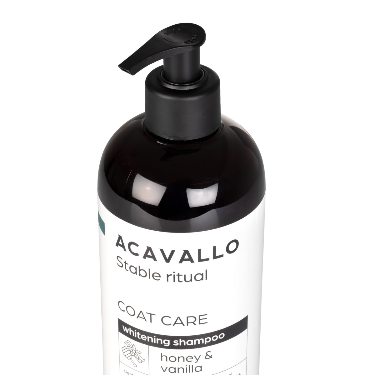 Shampoing Acavallo pour chevaux gris, avoine et camomille, 500 ml