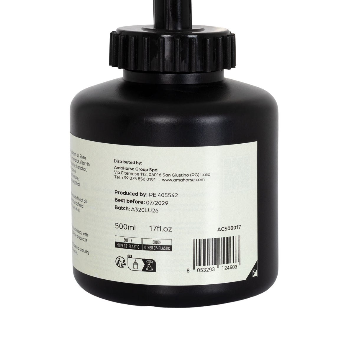 Huile pour sabots Acavallo 500 ml, argan, amande ou karité