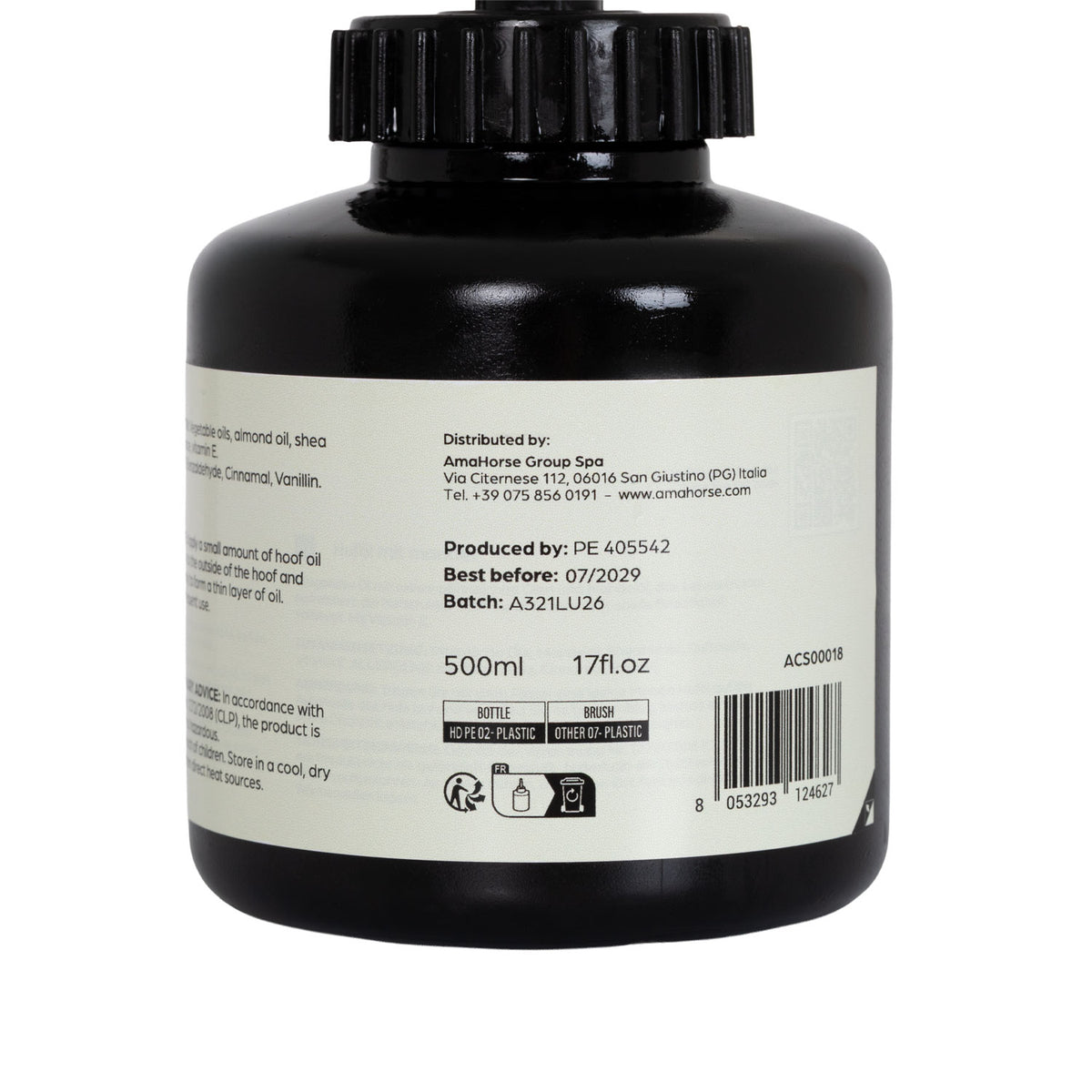 Huile pour sabots Acavallo 500 ml, argan, amande ou karité