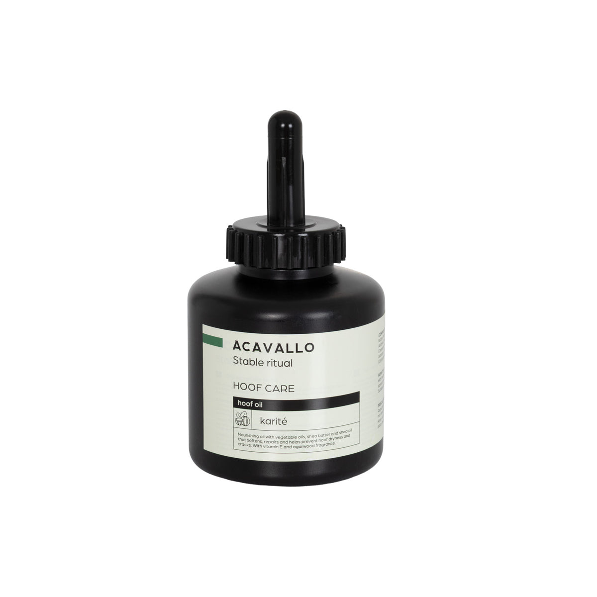 Huile pour sabots Acavallo 500 ml, argan, amande ou karité