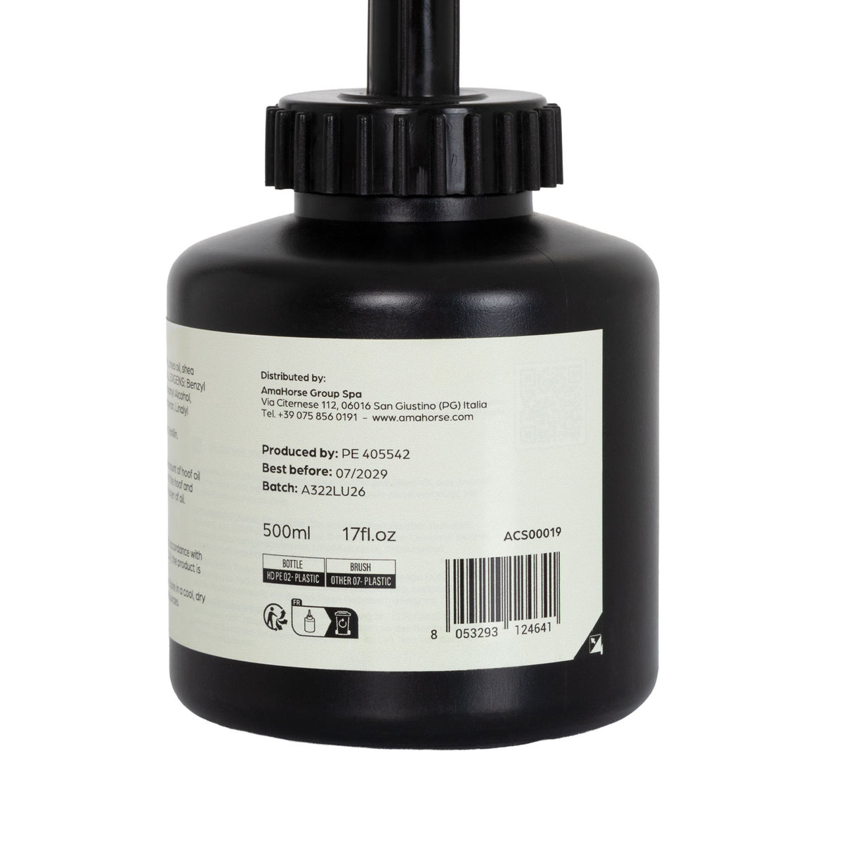 Huile pour sabots Acavallo 500 ml, argan, amande ou karité