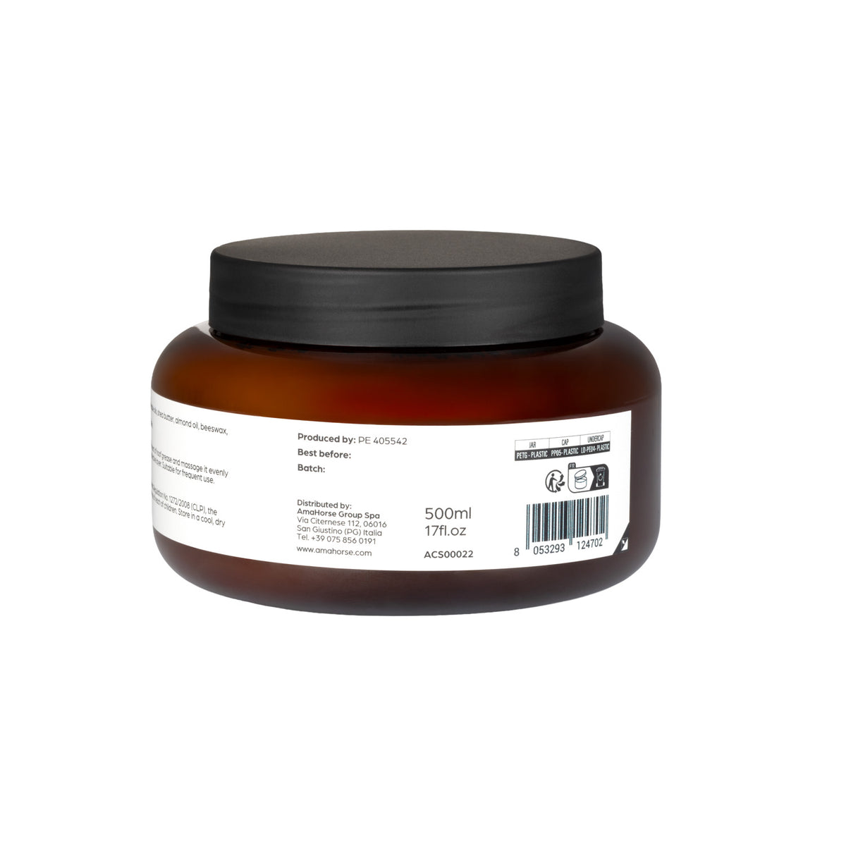 Graisse pour sabots Acavallo 500 ml, argan, karité ou amande
