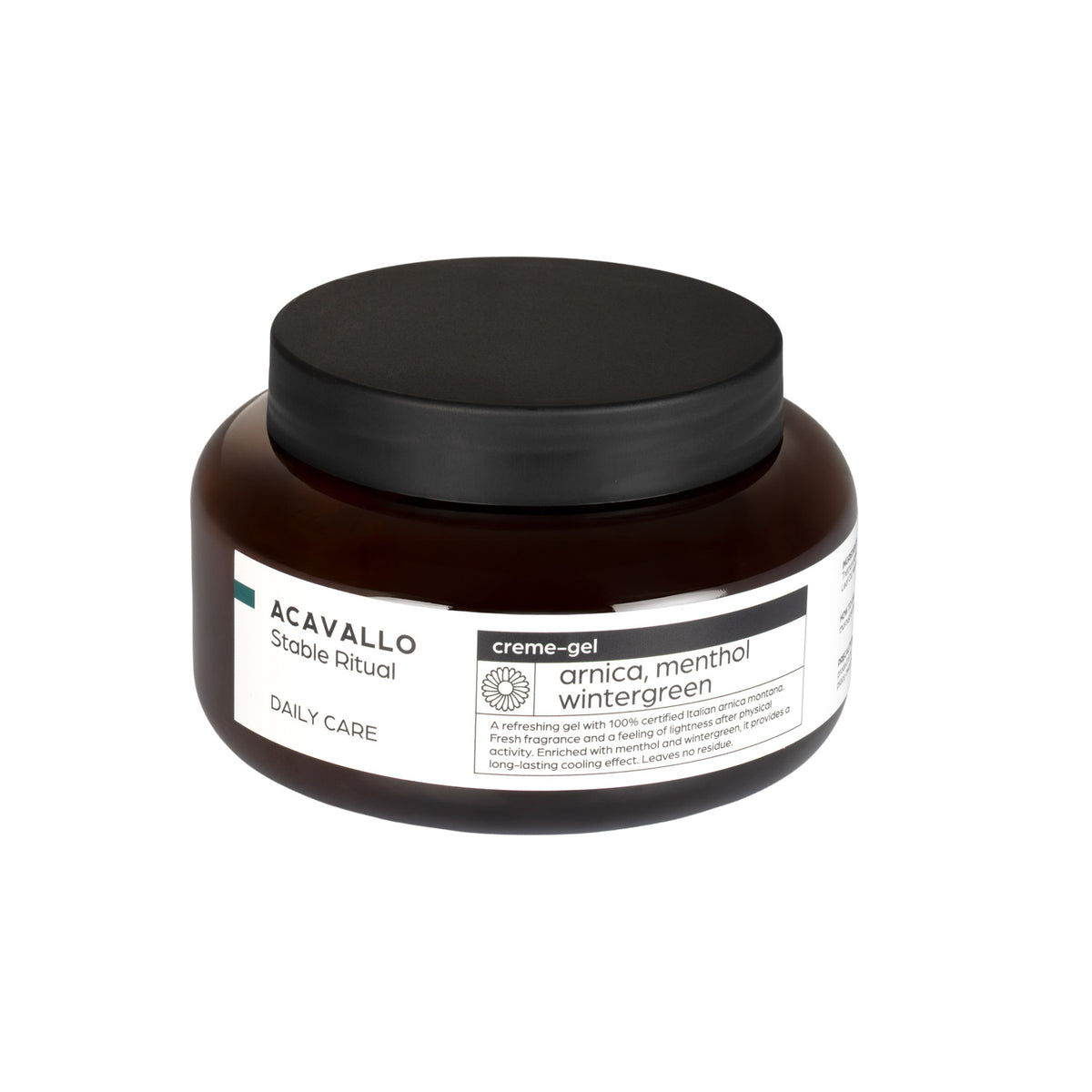 Gel rafraîchissant Acavallo Arnica 90 au menthol et wintergreen, 500 ml