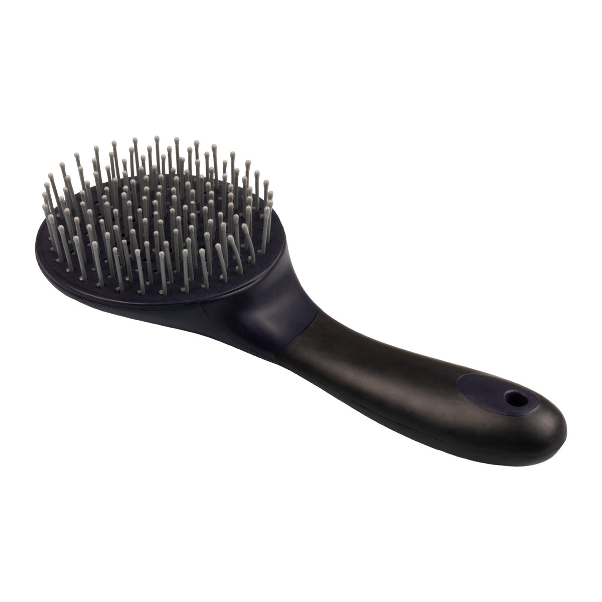 Brosse ronde crinière et queue avec manche, 5 coloris