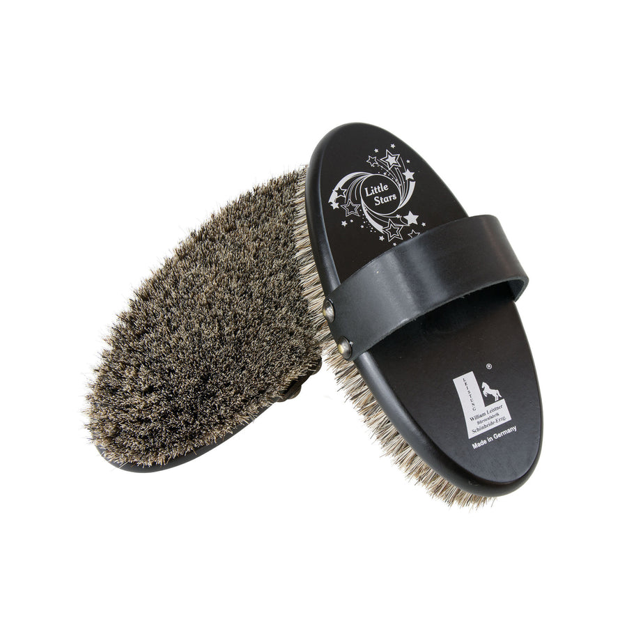 Brosse Leistner Petites étoiles, crins naturels, format compact