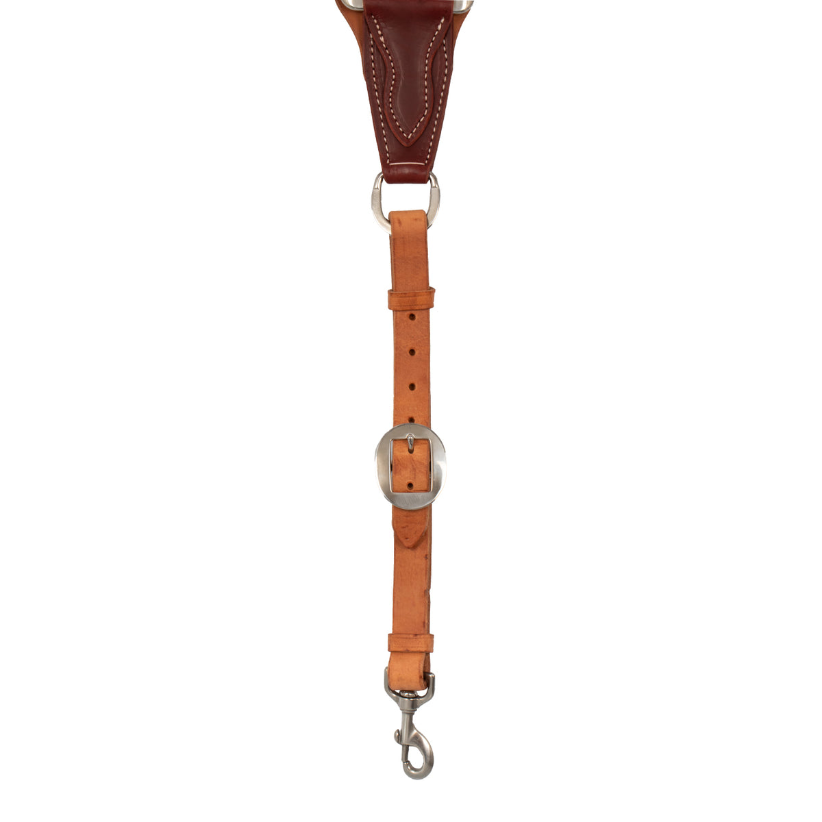 Collier de chasse de roping Berlin Custom Leather en cuir, parties rembourrées