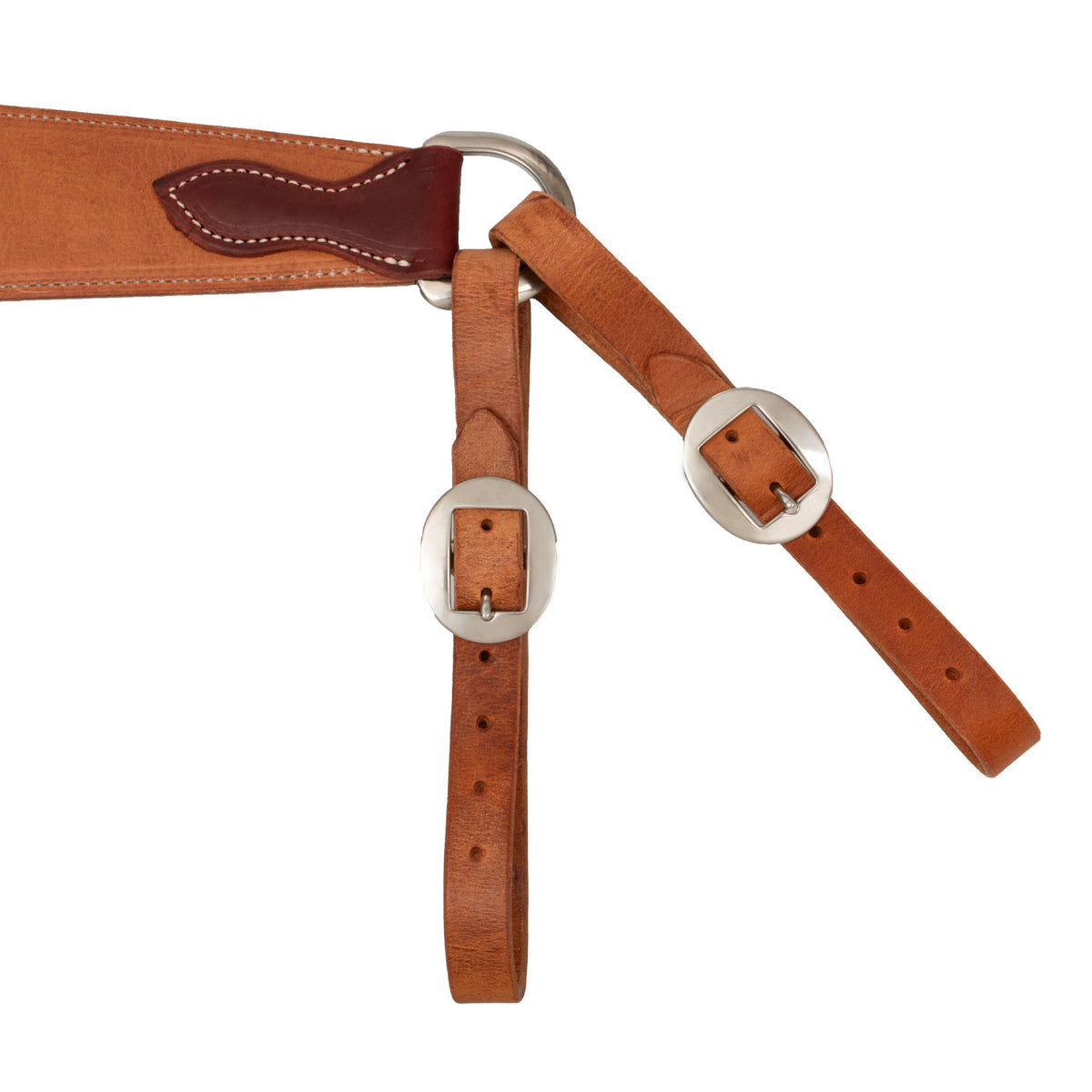 Collier de chasse de roping Berlin Custom Leather en cuir, parties rembourrées