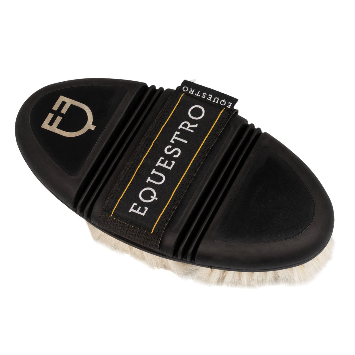 Brosse super souple flexible Equestro, poils courts