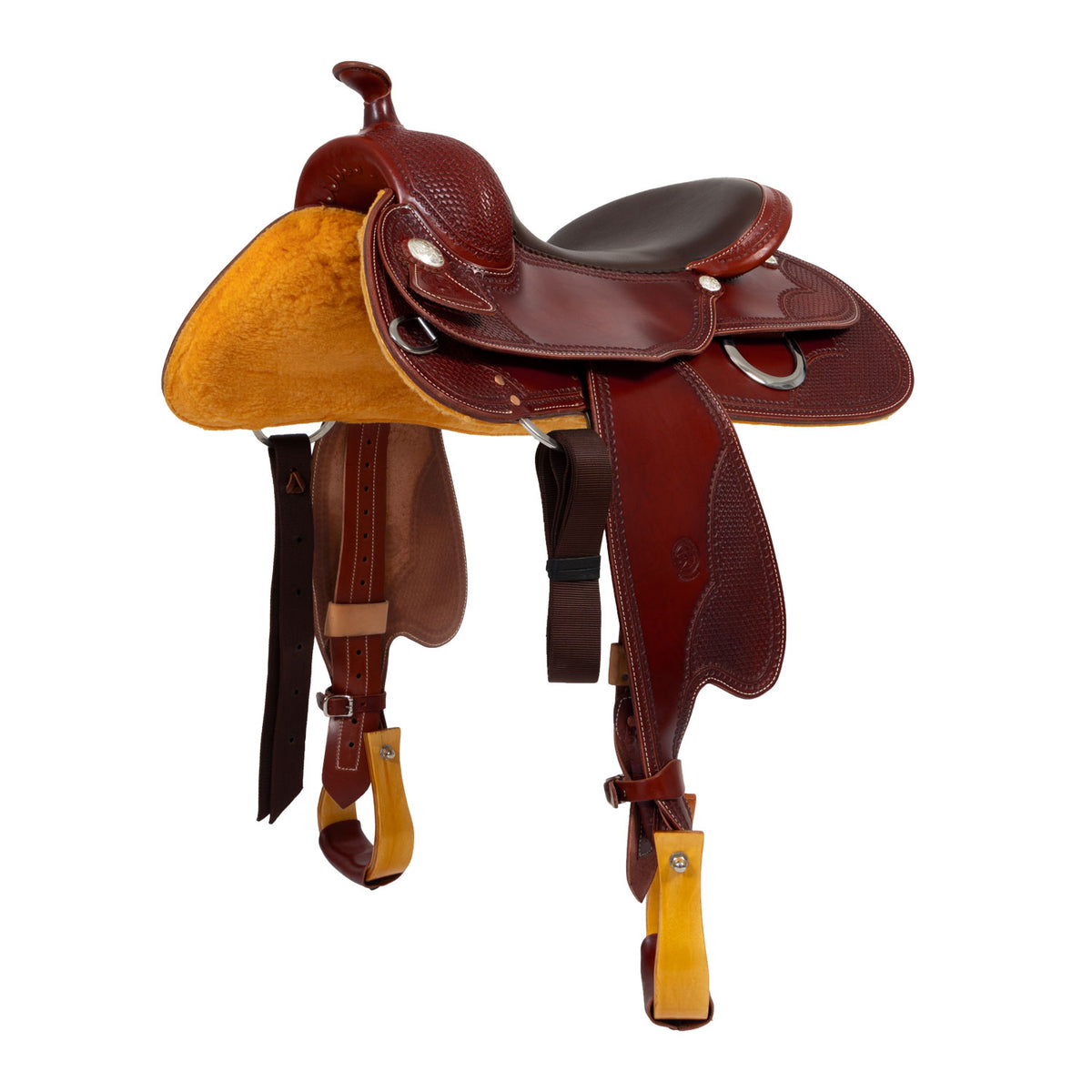 Selle de reining Garland Big Butterfly, travail corner basket, 16 ou 16,5 pouces