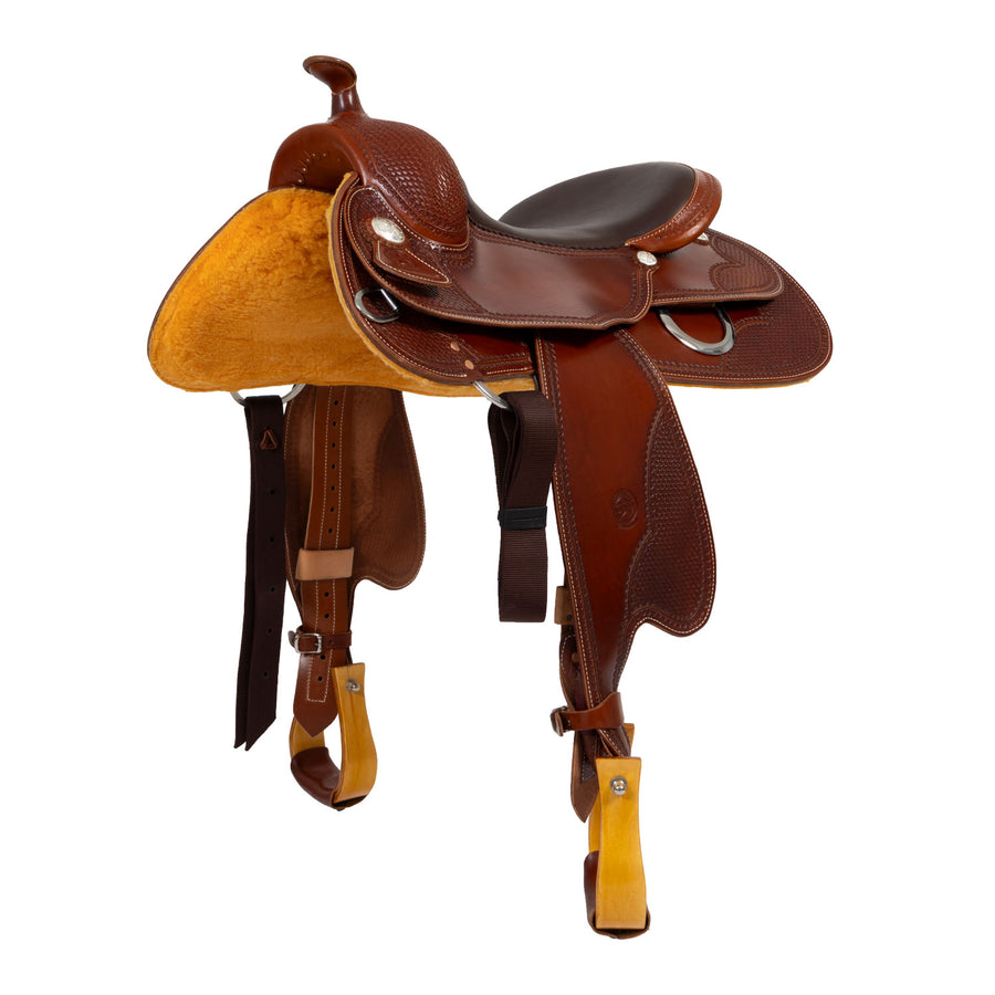 Selle de reining Garland Big Butterfly, travail corner basket, 16 ou 16,5 pouces