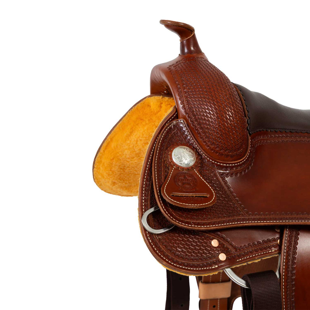 Selle de reining Garland Big Butterfly, travail corner basket, 16 ou 16,5 pouces