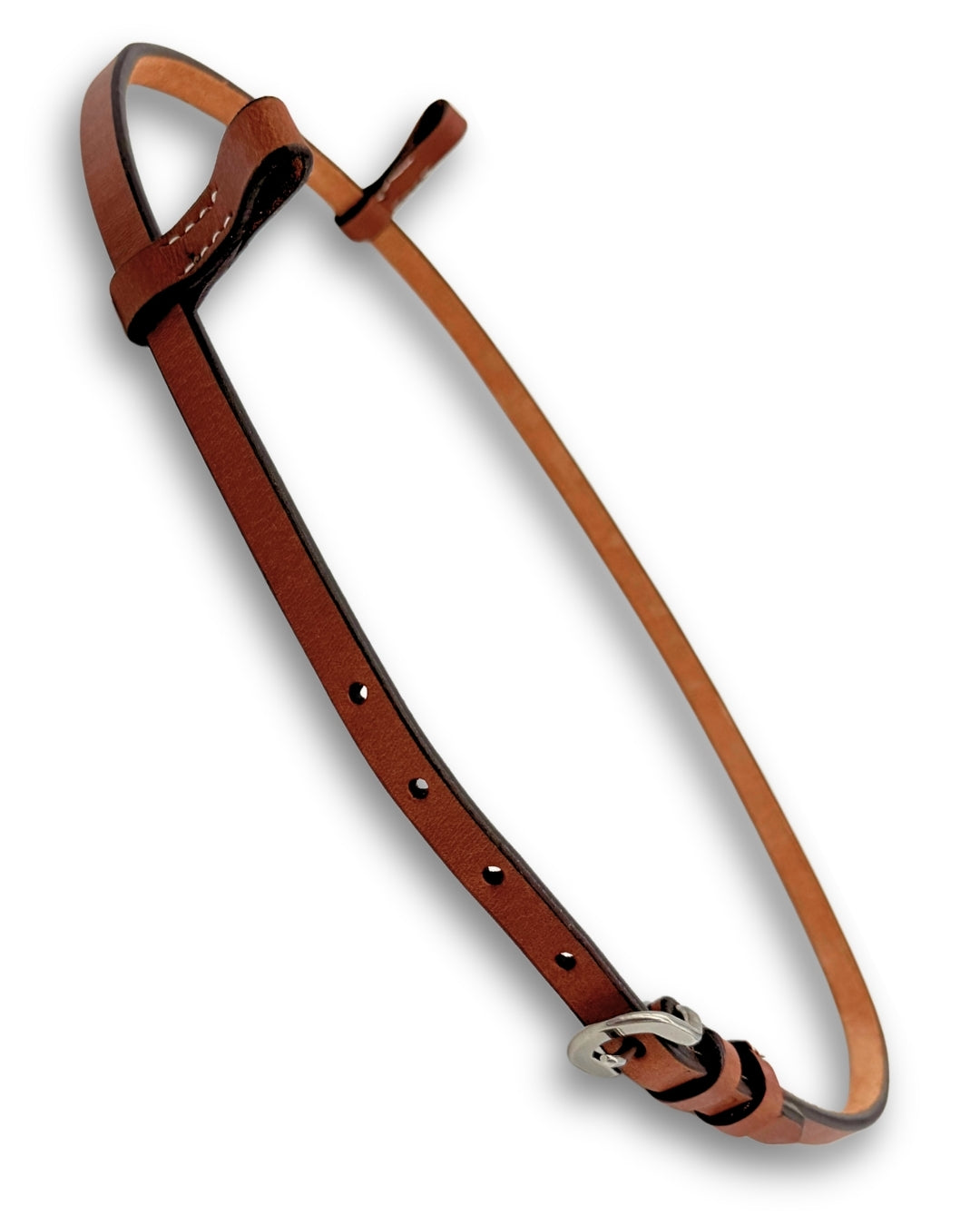 Sous-gorge amovible en cuir pour bridon western, 4 coloris