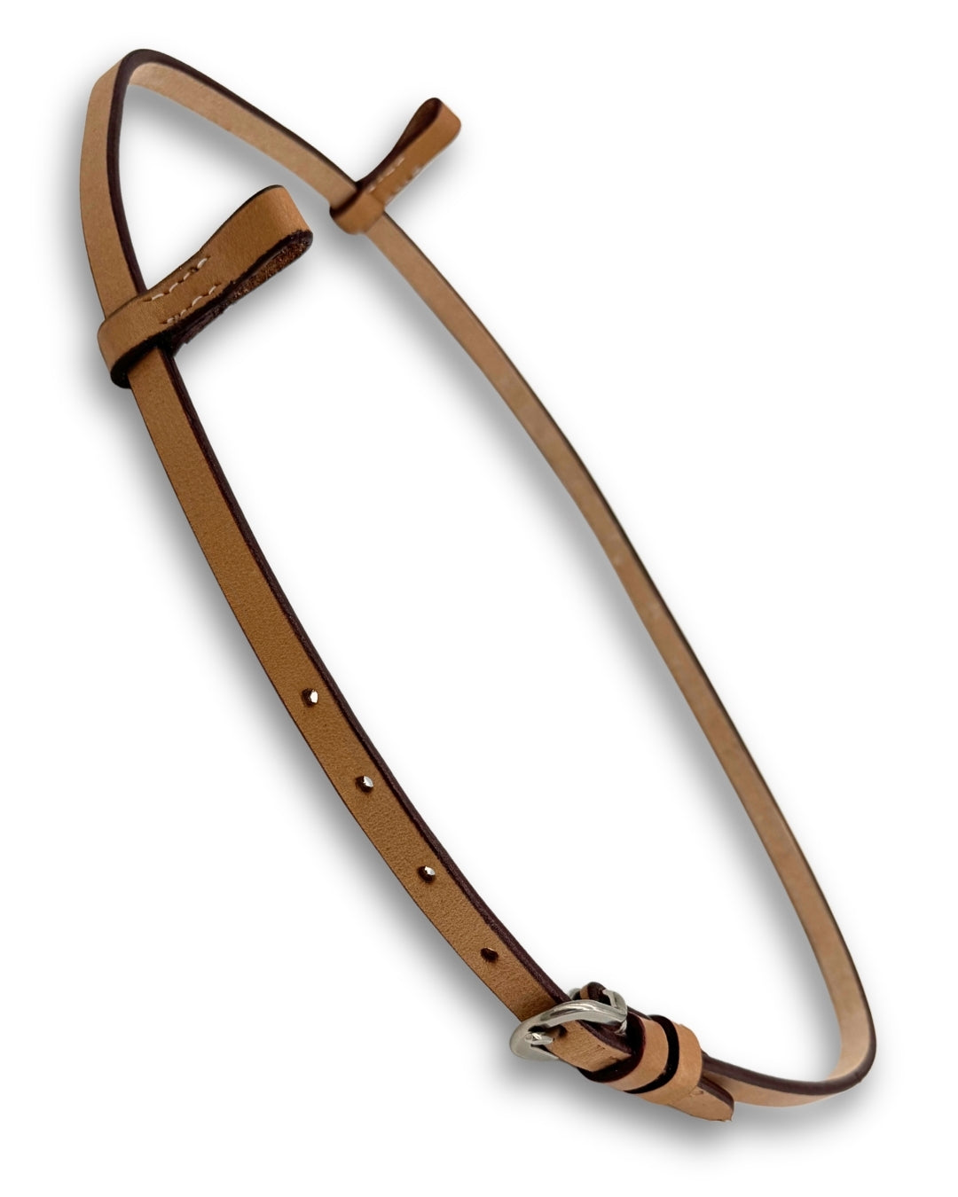 Sous-gorge amovible en cuir pour bridon western, 4 coloris