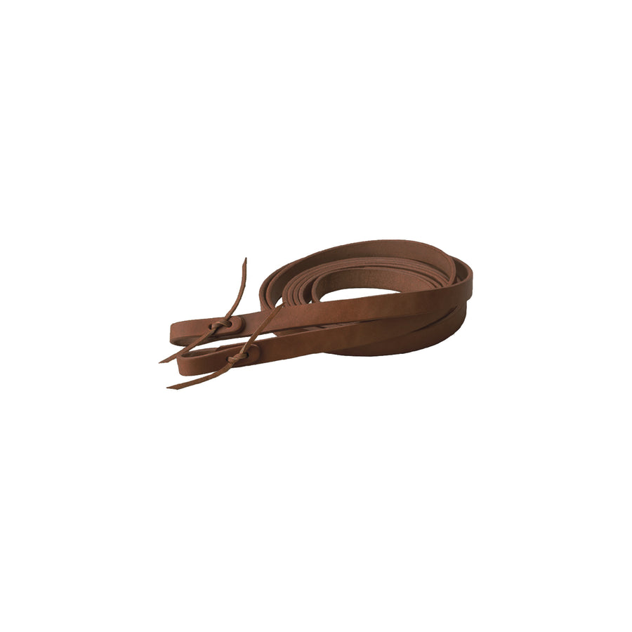 Rênes western séparées Lakota en cuir gras, largeur 1,6 cm