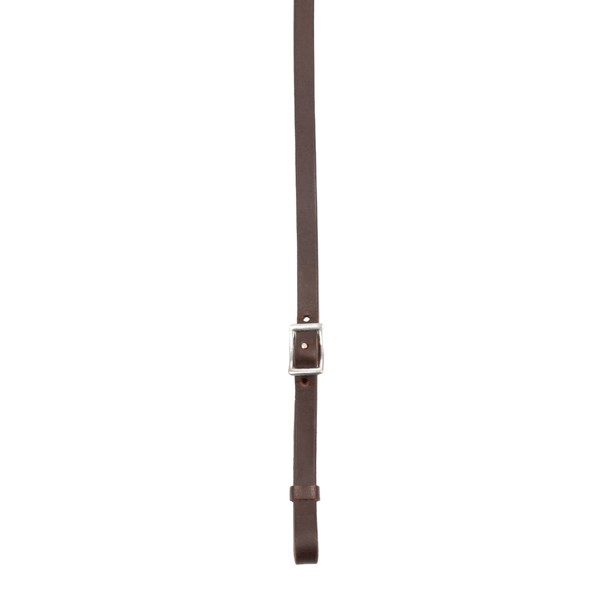 Collier de chasse western Lakota en cuir lisse, boucles inox