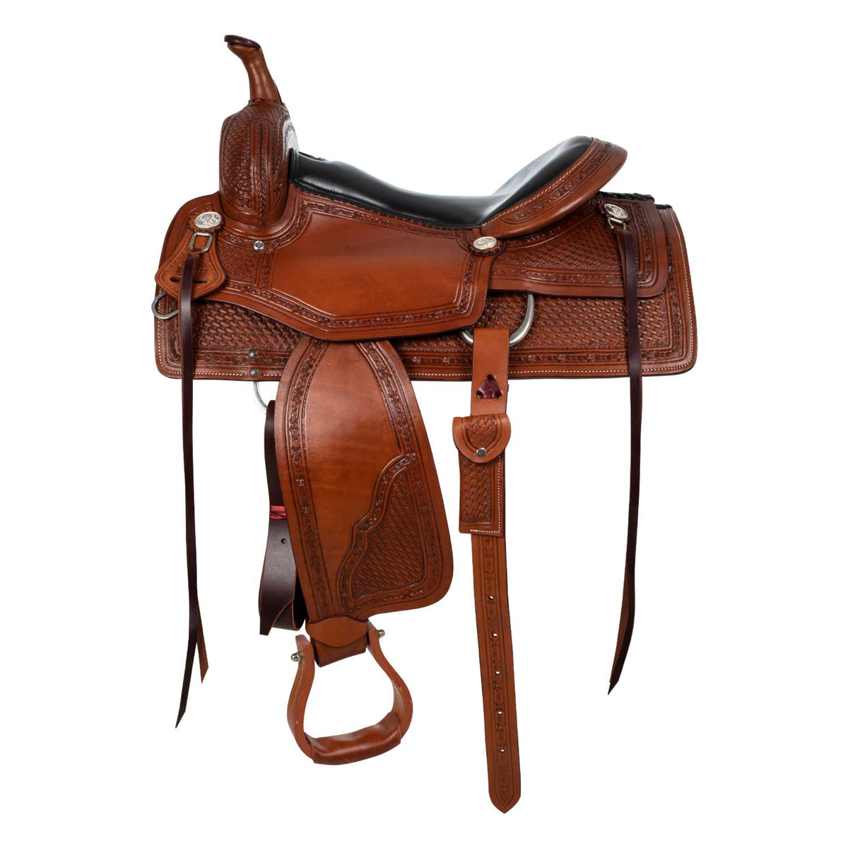 Selle working cow McBryan Royal Cutter, travail basket, 16 pouces