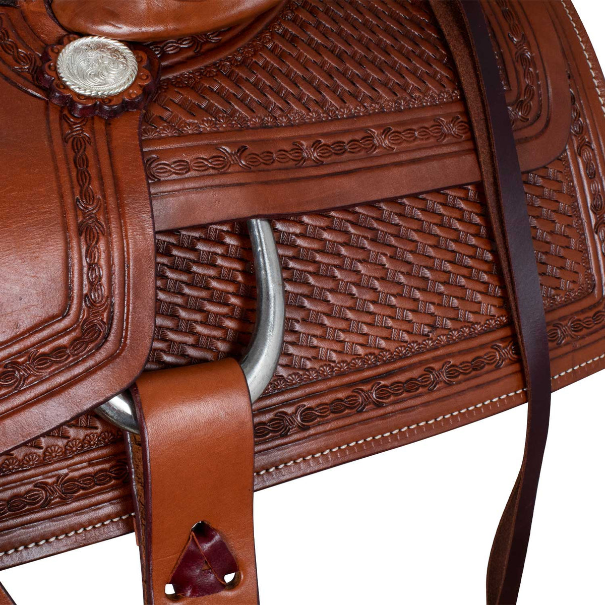 Selle working cow McBryan Royal Cutter, travail basket, 16 pouces