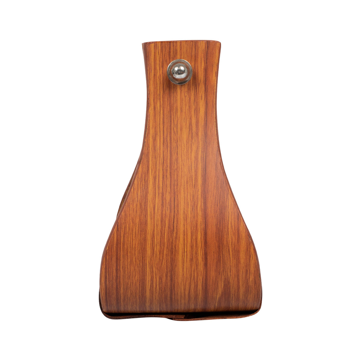 Étriers western McBryan en bois moulé, marchepied recouvert de cuir