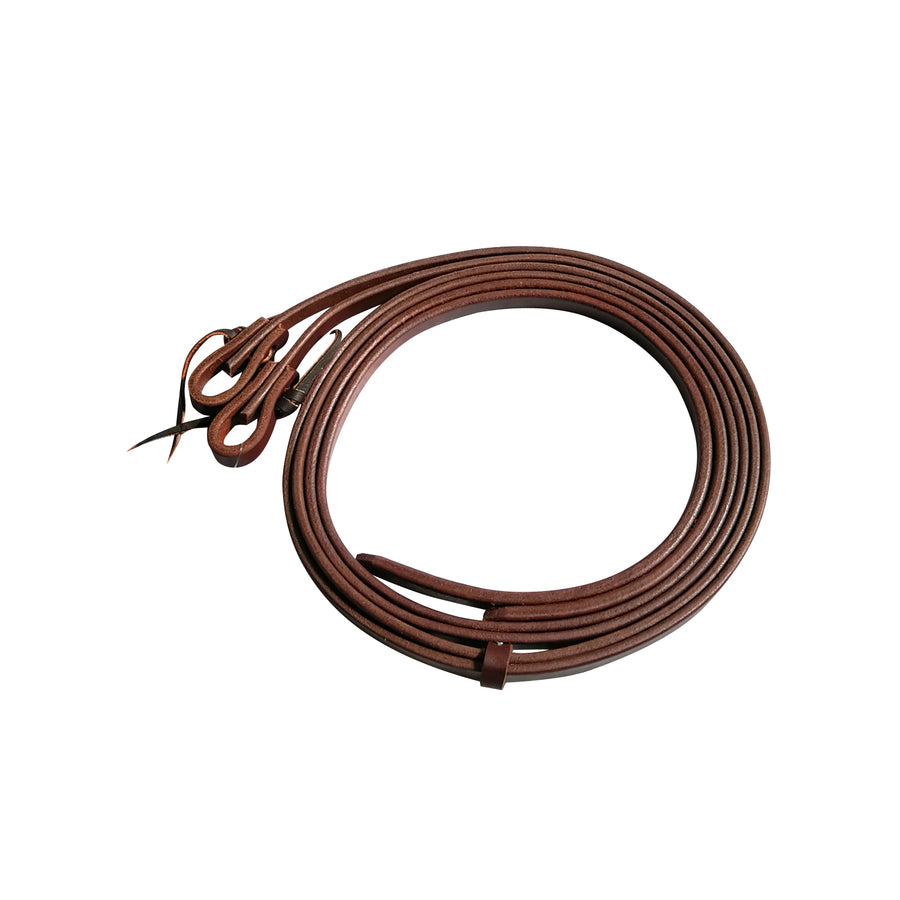 Rênes Professional's Choice cuir harness huilé équilibrées, largeur 1,6 cm
