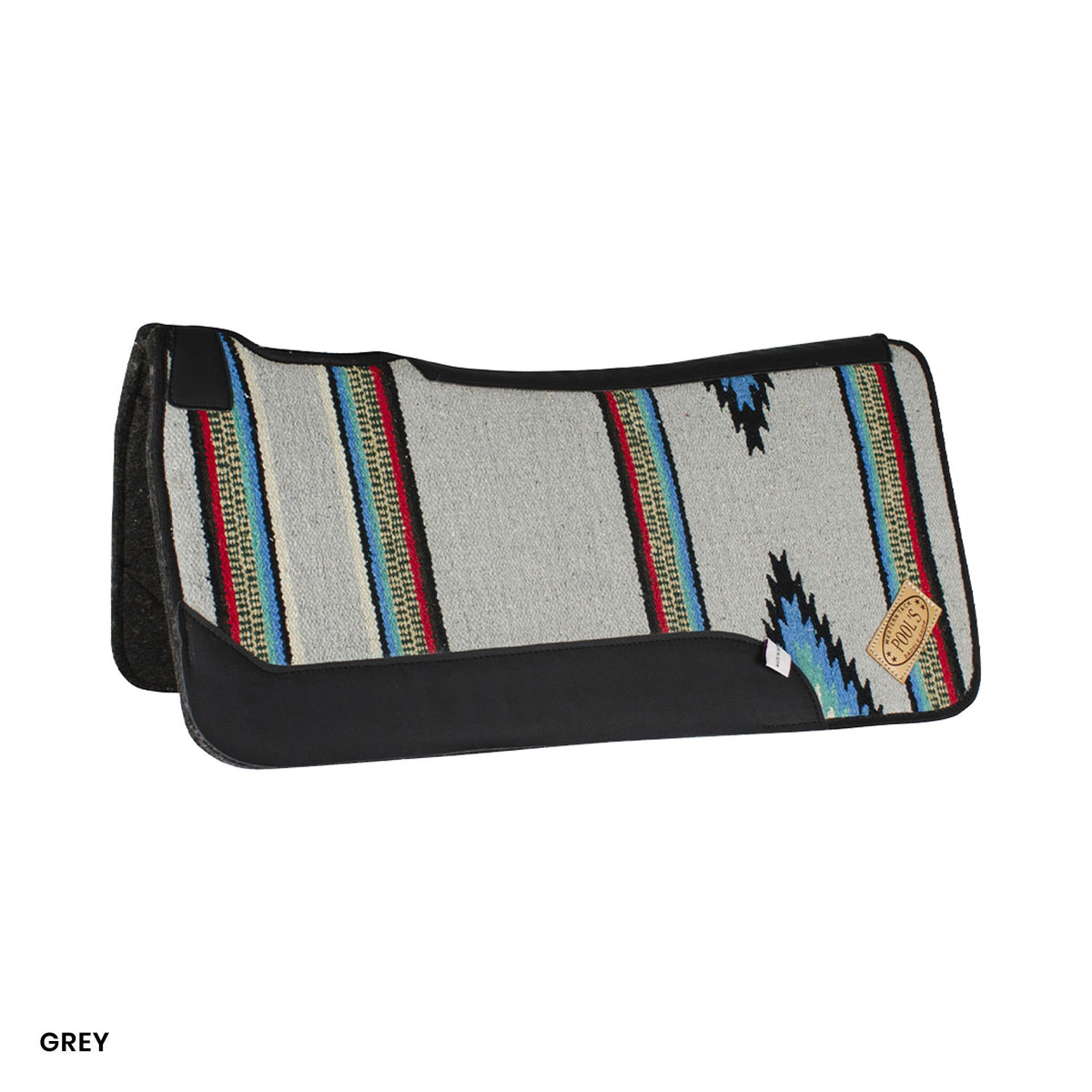 Tapis de selle western Pool's motif navajo, intérieur feutre, 32 x 32