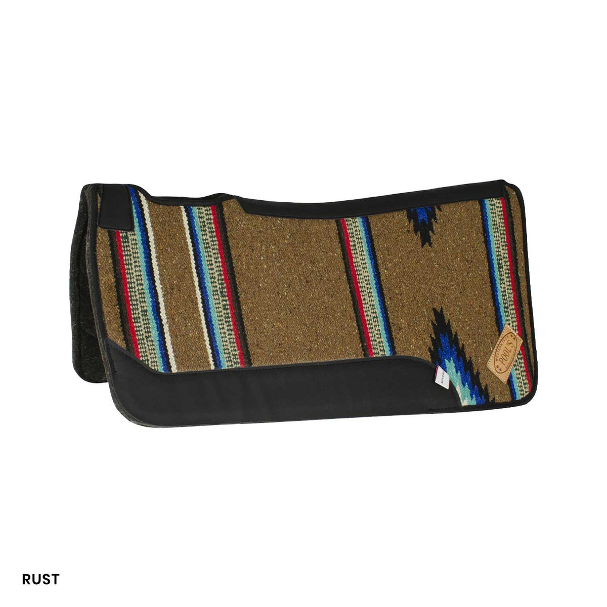 Tapis de selle western Pool's motif navajo, intérieur feutre, 32 x 32