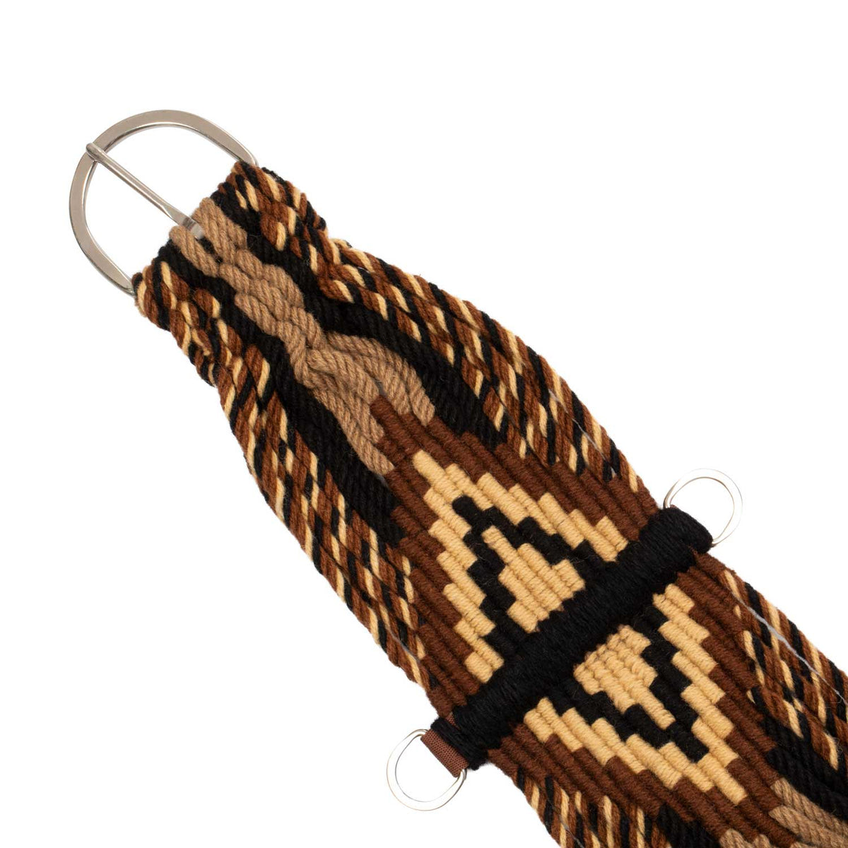 Sangle western Pool's en mohair avec renfort central en cuir