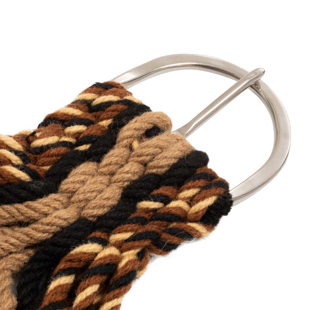 Sangle western Pool's en mohair avec renfort central en cuir