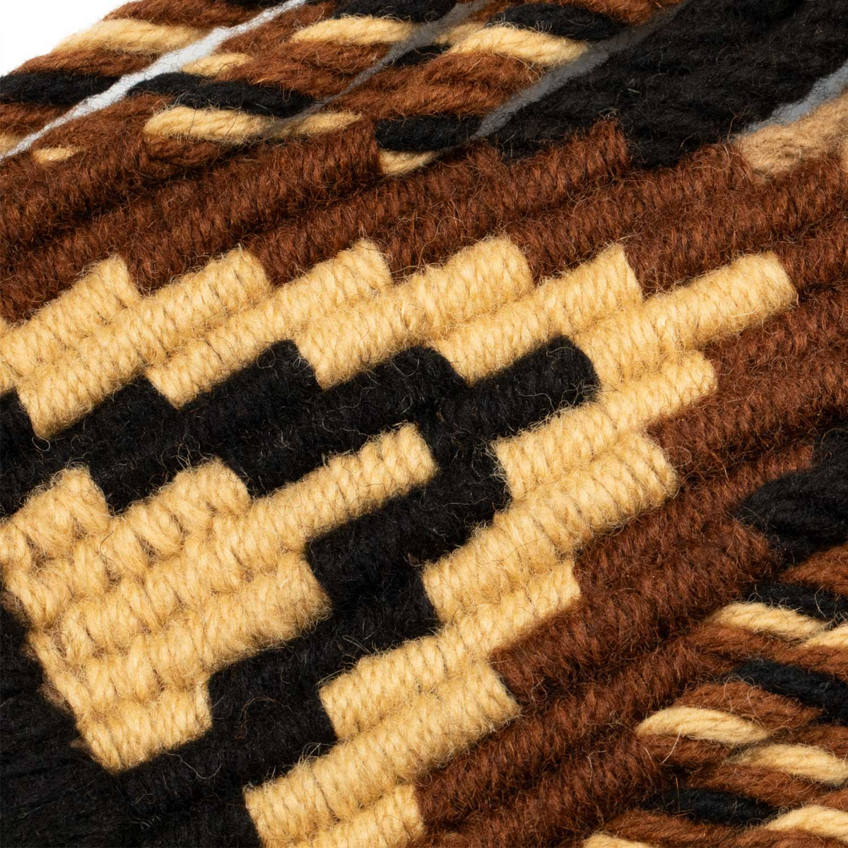 Sangle western Pool's en mohair avec renfort central en cuir