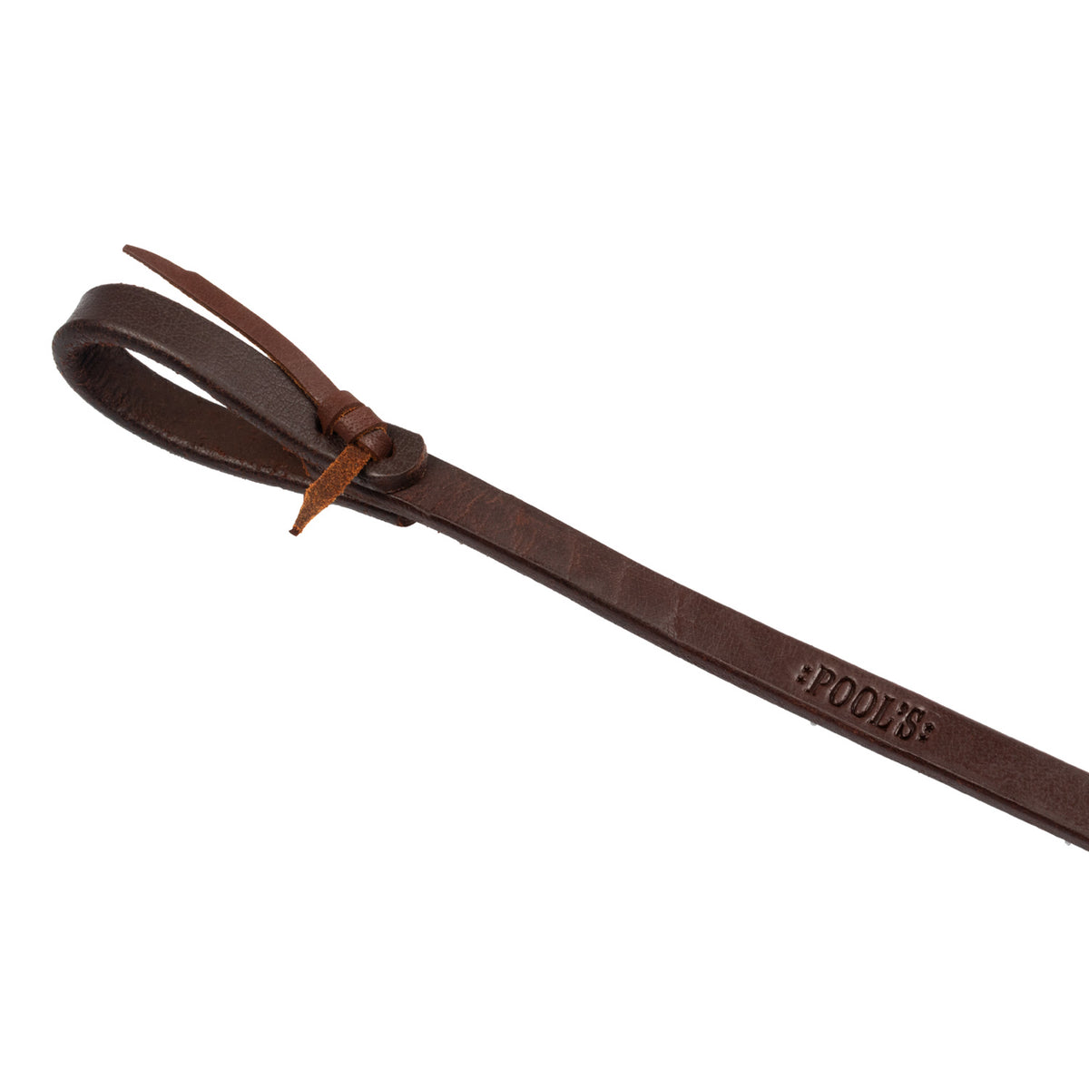 Rênes de travail Pool's en cuir 5/8 pouce avec mousqueton laiton