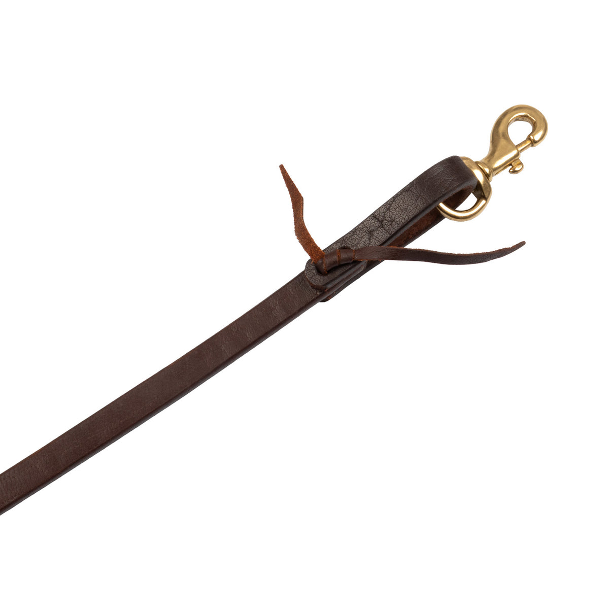 Rênes de travail Pool's en cuir 5/8 pouce avec mousqueton laiton
