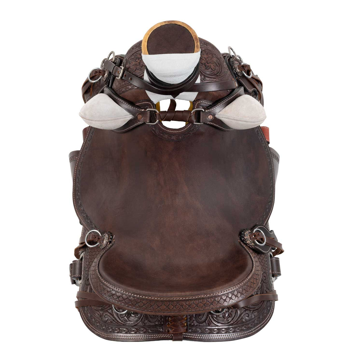 Selle western Wade Desert Stallion Pool's avec porte-couteau et sangle arrière