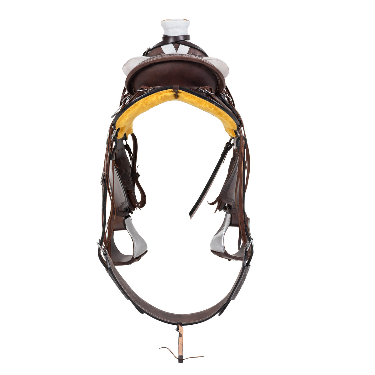 Selle western Wade Desert Stallion Pool's avec porte-couteau et sangle arrière