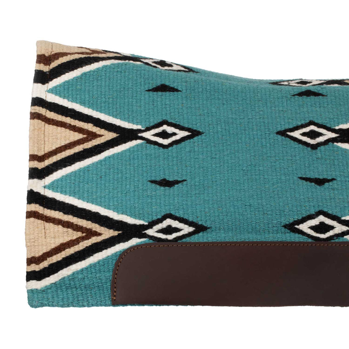 Tapis de selle western Pool's Texas profilé, feutre perforé, 34 x 36