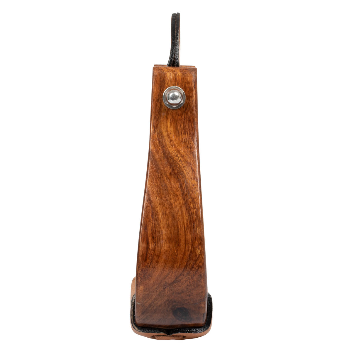 Étriers western Pool's YS standard en bois, renforts cuir