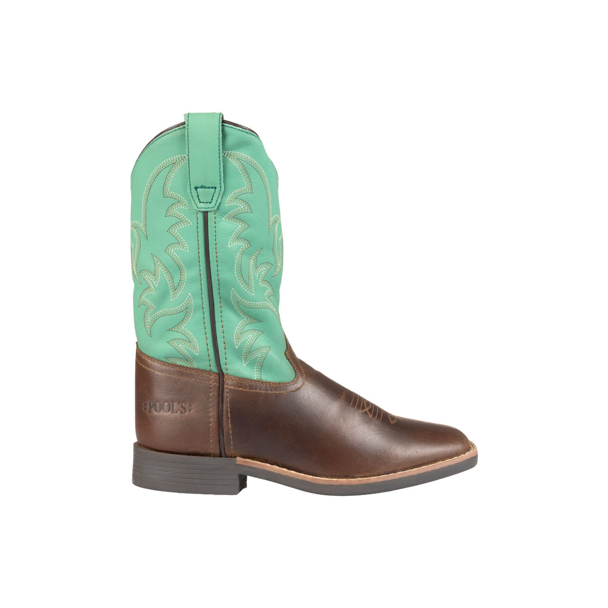 Bottes western enfant Pool's Monterey bicolores brodées