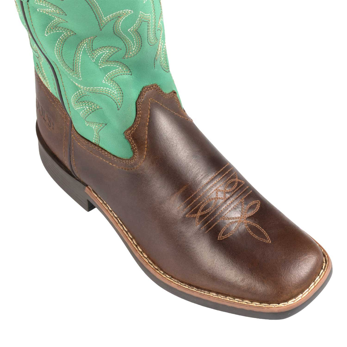 Bottes western enfant Pool's Monterey bicolores brodées