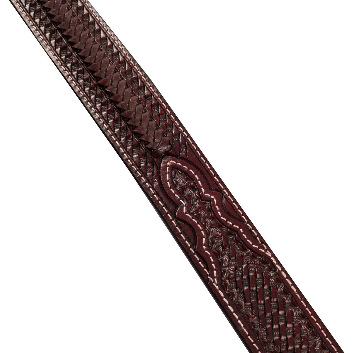 Ceinture western unisexe Pool's motif basket, boucle laiton zingué