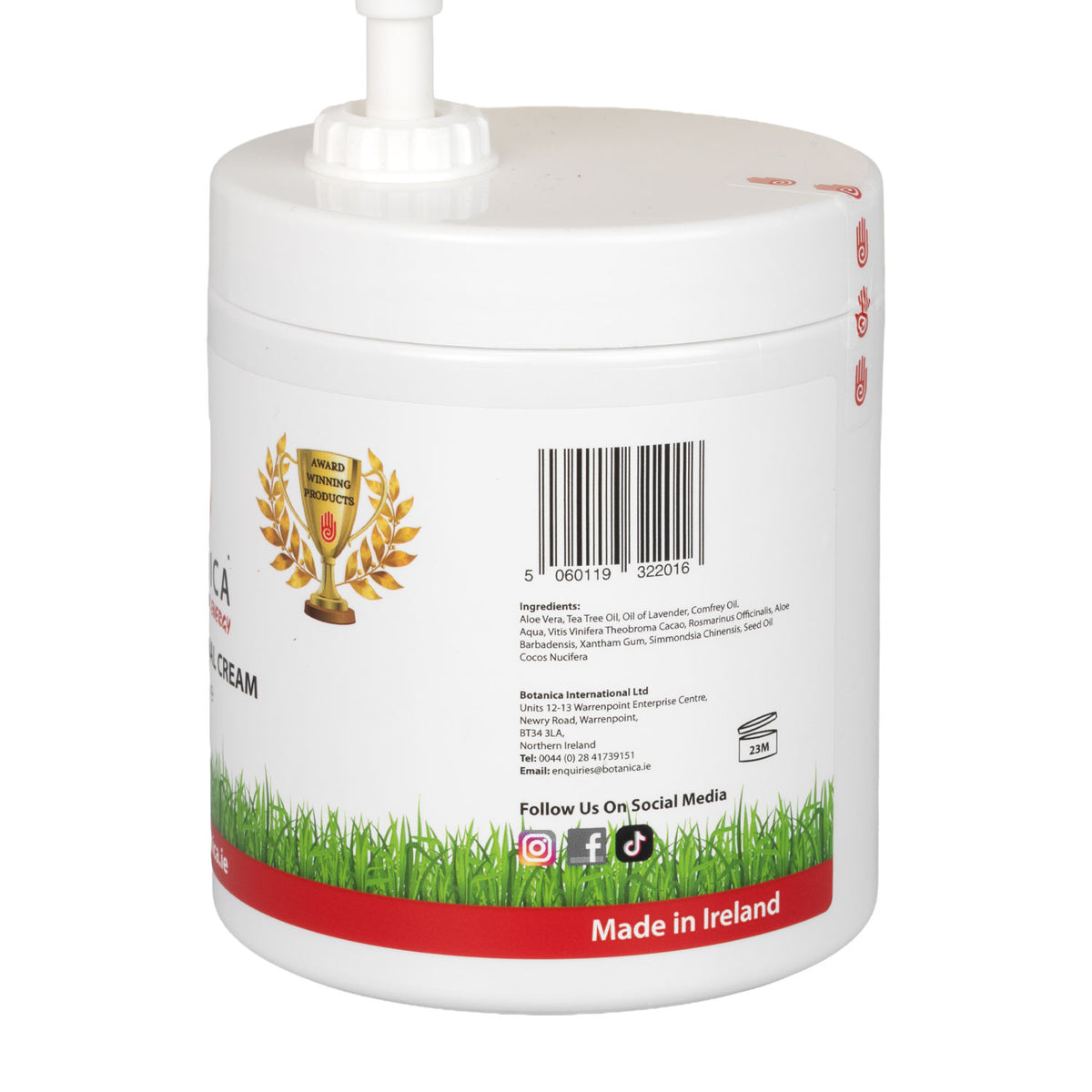 Crème aux plantes Botanica pour la peau et les sabots, 500 ml
