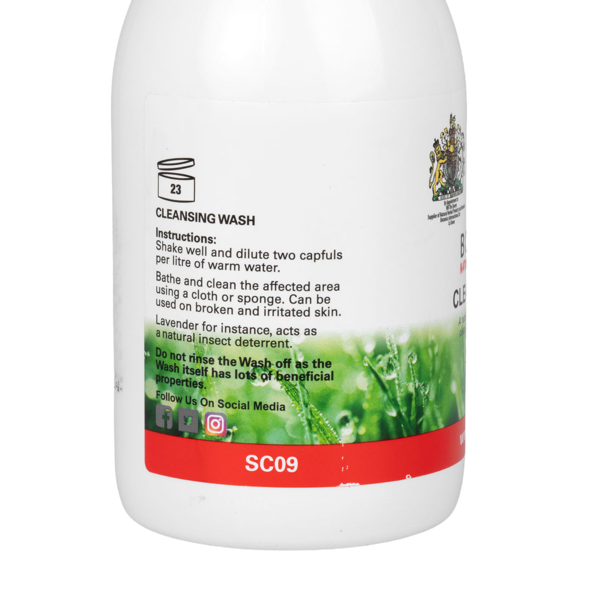 Gel nettoyant Botanica pour la peau et le poil du cheval, 300 ou 500 ml